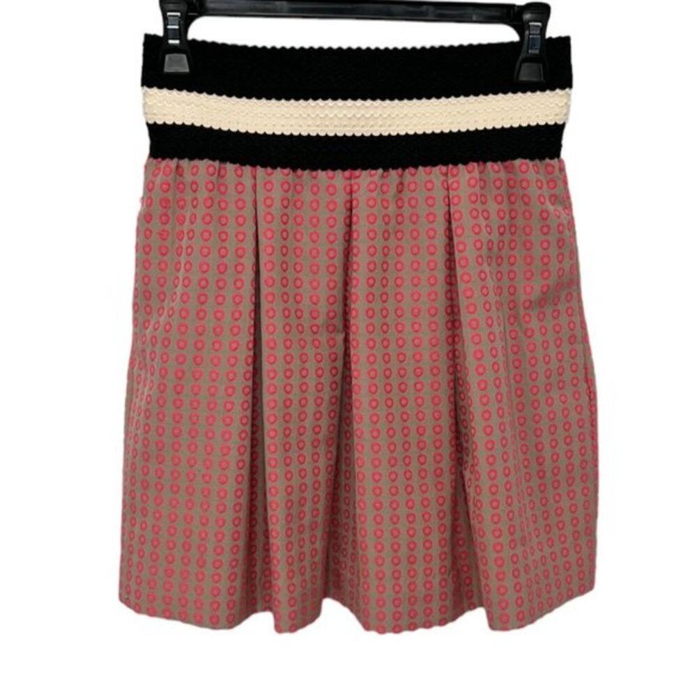 Anthropologie Maeve Ballad Swing Mini Skirt SZ XS